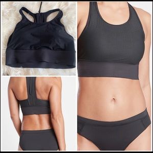 ATHLETA CROSS TRAIN BIKINI TOP black